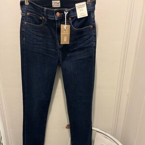 J.Crew toothpick jeans S26T NWT